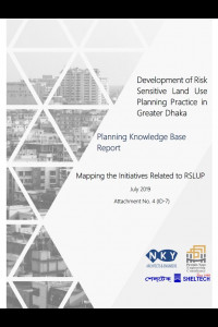 Cover Image of the 11 ID-7 Mapping the Initiatives Related to RSLUP_URP/RAJUK/S-5